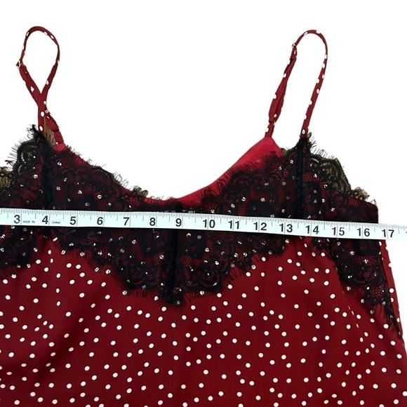 Heartloom Andrea Cami- Polka Dot Lace Satin Cami - Picture 8 of 10